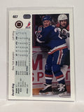 #407 Derek King New York Islanders 90-91 Upper Deck Hockey Card