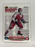 #670 Tiziano Gianini Switzerland 91-92 Upper Deck Hockey Card