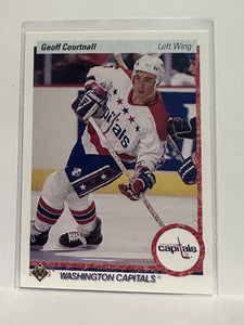 #238 Geoff Courtnall Washington Capitals 90-91 Upper Deck Hockey Card