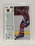 #238 Geoff Courtnall Washington Capitals 90-91 Upper Deck Hockey Card