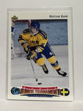 #232 Kristian Gahn Sweden 92-93 Upper Deck Hockey Card