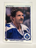 #62 Rob Ramage Toronto Maple Leafs 90-91 Upper Deck Hockey Card