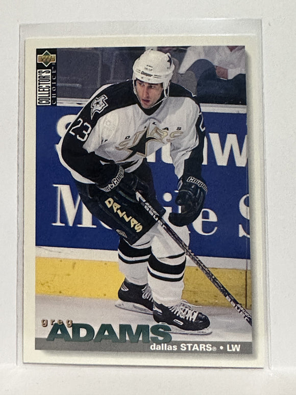 #286 Greg Adams Dallas Stars 95-96 Upper Deck Collector's Choice Hockey Card