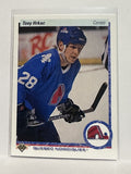 #184 Tony Hrkac Quebec Nordiques 90-91 Upper Deck Hockey Card