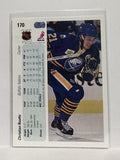 #170 Christian Ruuttu Buffalo Sabres 90-91 Upper Deck Hockey Card