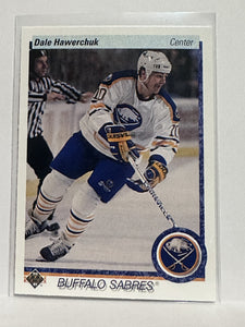 #443 Dale Hawerchuk Buffalo Sabres 90-91 Upper Deck Hockey Card