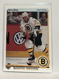 #442 Chris Nilan Boston Bruins 90-91 Upper Deck Hockey Card