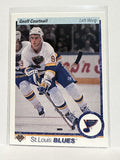 #438 Geoff Courtnall St Louis Blues 90-91 Upper Deck Hockey Card