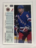 #437 Normand Rochefort New York Rangers 90-91 Upper Deck Hockey Card