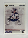 #264 Grant Fuhr Edmonton Oilers 91-92 Upper Deck Hockey Card