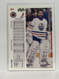 #264 Grant Fuhr Edmonton Oilers 91-92 Upper Deck Hockey Card