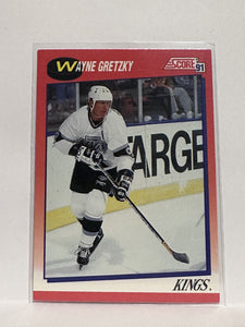 #100 Joey Kocur Los Angeles Kings 91-92 Score Hockey Card