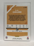 #263 L.J. Collier RC Red Press Proof Seattle Seahawks 2019 Donruss Football Card