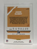 #89 John Elway Denver Broncos 2019 Donruss Football Card