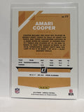 #77 Amari Cooper Dallas Cowboys 2019 Donruss Football Card