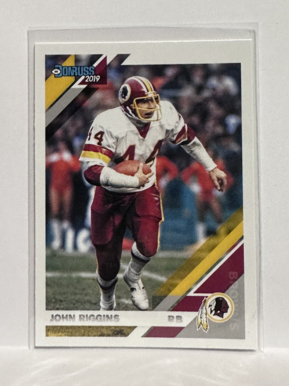 #184 John Riggins Washington Redskins 2019 Donruss Football Card