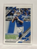 #90 Matthew Stafford Detroit Lions 2019 Donruss Football Card