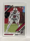 #284 Kendall Sheffield RC Atlanta Falcons 2019 Donruss Football Card