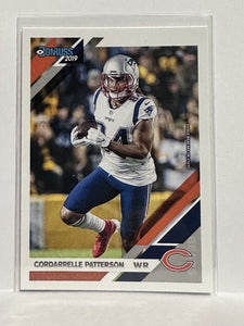 #168 Cordarrelle Patterson Chicago Bears 2019 Donruss Football Card