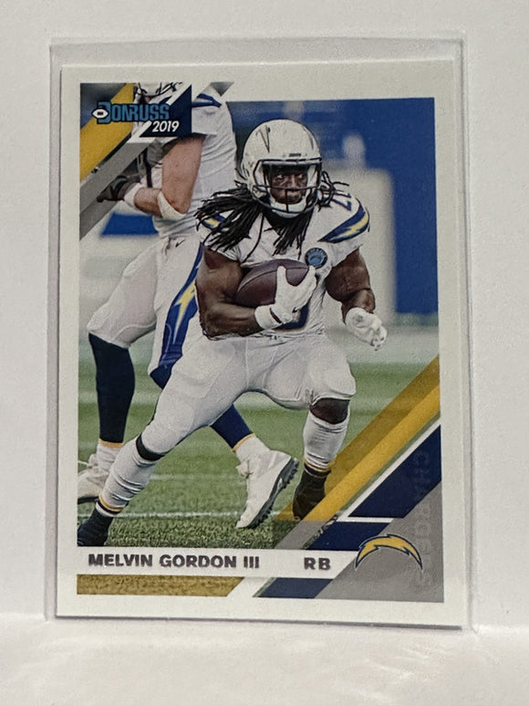 #131 Melvin Gordon III Los Angeles Chargers 2019 Donruss Football Card