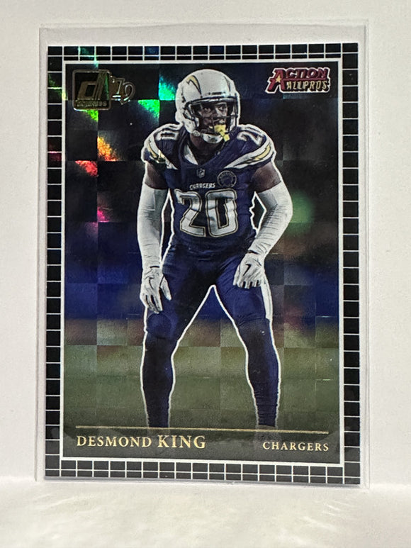 AAP-17 Desmond King Action All Pros Los Angeles Chargers 2019 Donruss Football Card