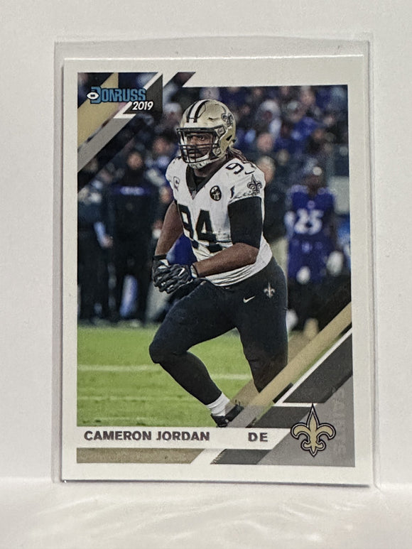 #175 Cameron Jordan New Orlean Saints 2019 Donruss Football Card