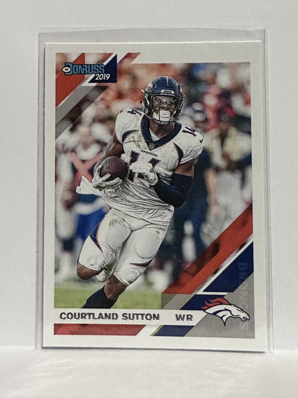 #86 Courtland Sutton Denver Broncos 2019 Donruss Football Card