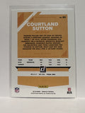 #86 Courtland Sutton Denver Broncos 2019 Donruss Football Card