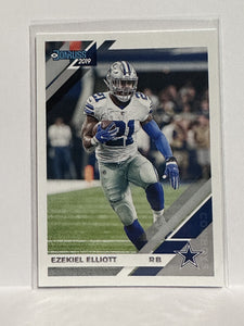 #75 Ezekiel Elliott Dallas Cowboys 2019 Donruss Football Card