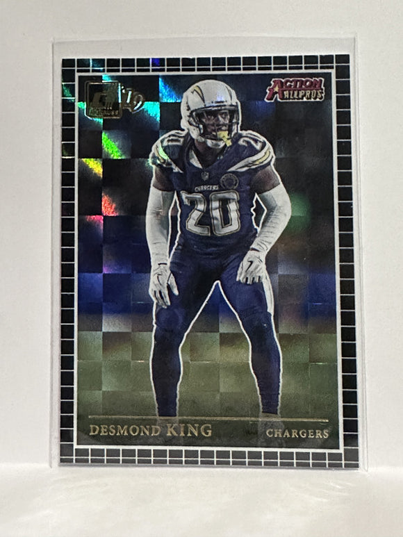 AAP-17 Desmond Kings Action All Pros Los Angeles Chargers 2019 Donruss Football Card