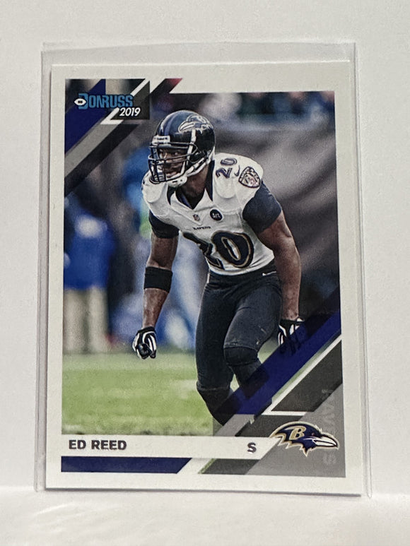 #32 Ed Reed Baltimore Ravens 2019 Donruss Football Card