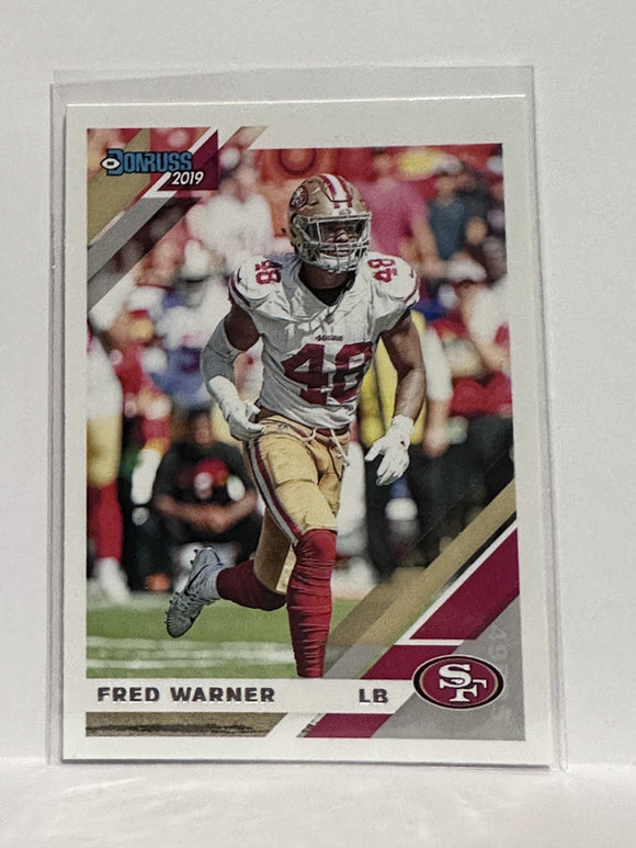 #223 Fred Warner San Francisco 49ers 2019 Donruss Football Card