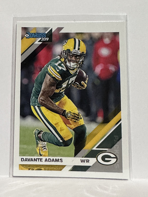 #101 Davante Adams Green Bay Packers 2019 Donruss Football Card