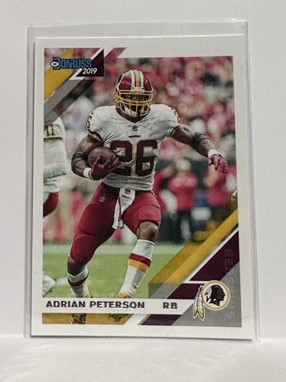 #250 Adrian Peterson Washington Redskins 2019 Donruss Football Card