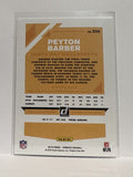 #239 Peyton Barber Tampa Bay Bussaneers 2019 Donruss Football Card