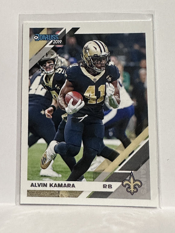 #171 Alvin Kamara New Orleans Saints 2019 Donruss Football Card