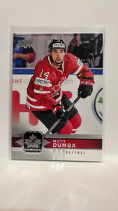 #35 Matt Dumba Team Canada 17-18 Upper Deck Hockey Card