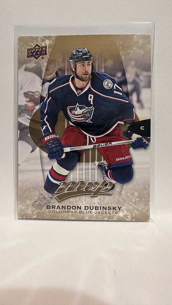 #165 Brandon Dubinsky Columbus Blue Jackets 16-17 MVP Upper Deck Hockey Card