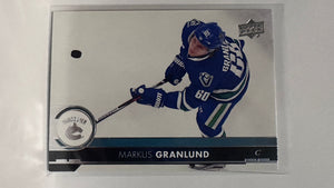 #180 Markus Granlund Vancouver Canucks 17-18 Upper Deck Series 1 Hockey Card