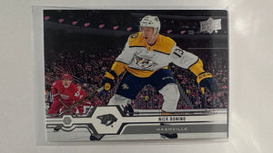 #139 Nick Bonino Nashville Predators 19-20 Upper Deck Series 1 Hockey Card