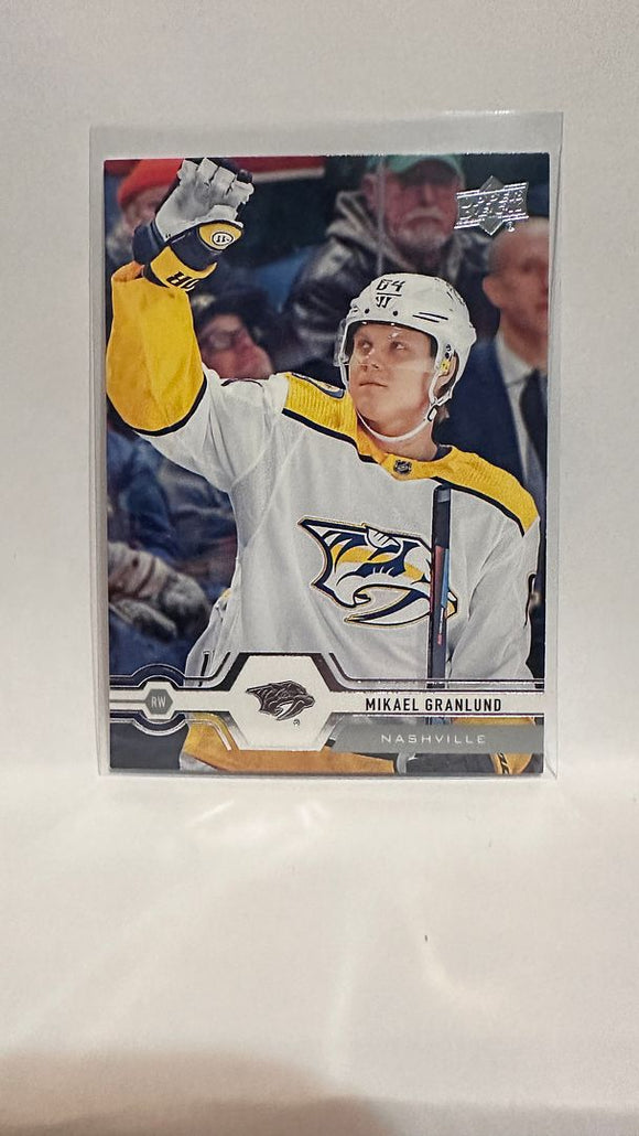 #137 Mikael Granlund Nashville Predators 19-20 Upper Deck Series 1 Hockey Card