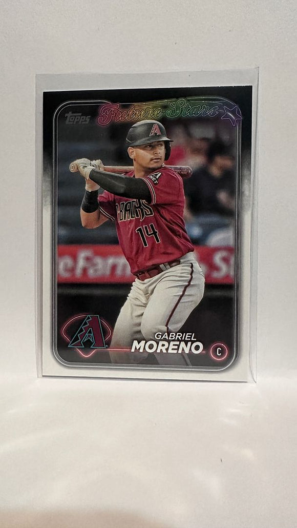 #268 Gabriel Moreno Arizona Diamondbacks 2024 Topps Baseball Card