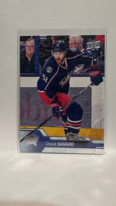 #56 David Savard Columbus Blue Jackets 16-17 Upper Deck Series 1 Hockey Card