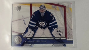 #448 Connor Hellebuyck Winnipeg Jets 18-19 Upper Deck Series 2 Hockey Card