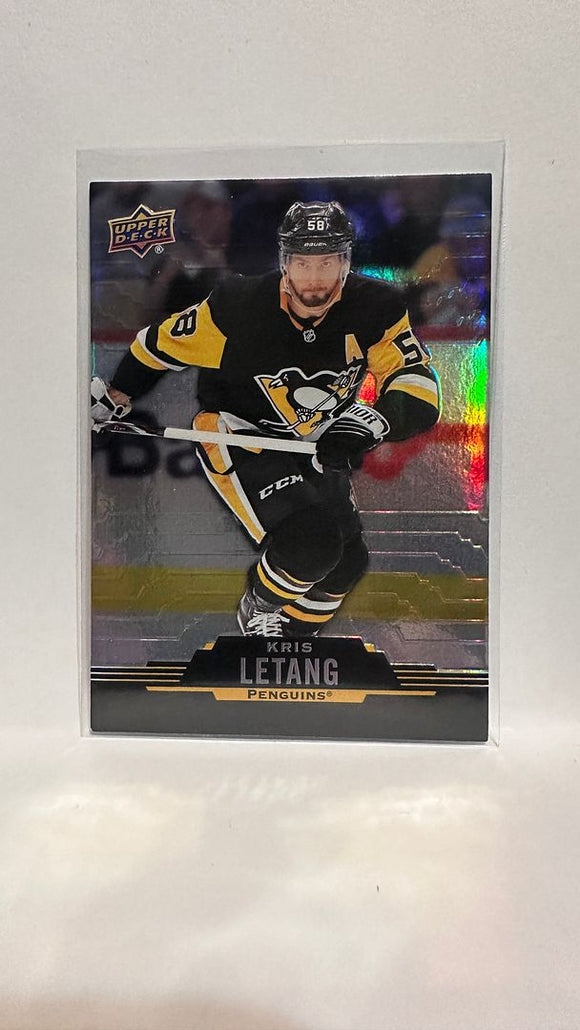 #58 Kris Letang Pittsburgh Penguins 20-21 Tim Hortons Upper Deck Hockey Card