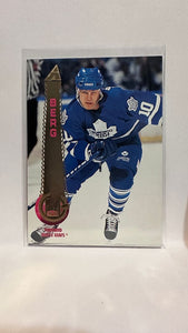 #57 Bill Berg  Toronto Maple Leafs 94-95 Pinnacle Hockey Card