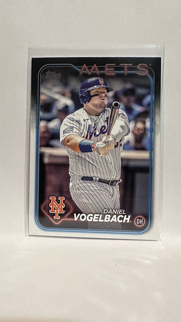 #345 Daniel Vogelbach New York Mets 2024 Topps Baseball Card