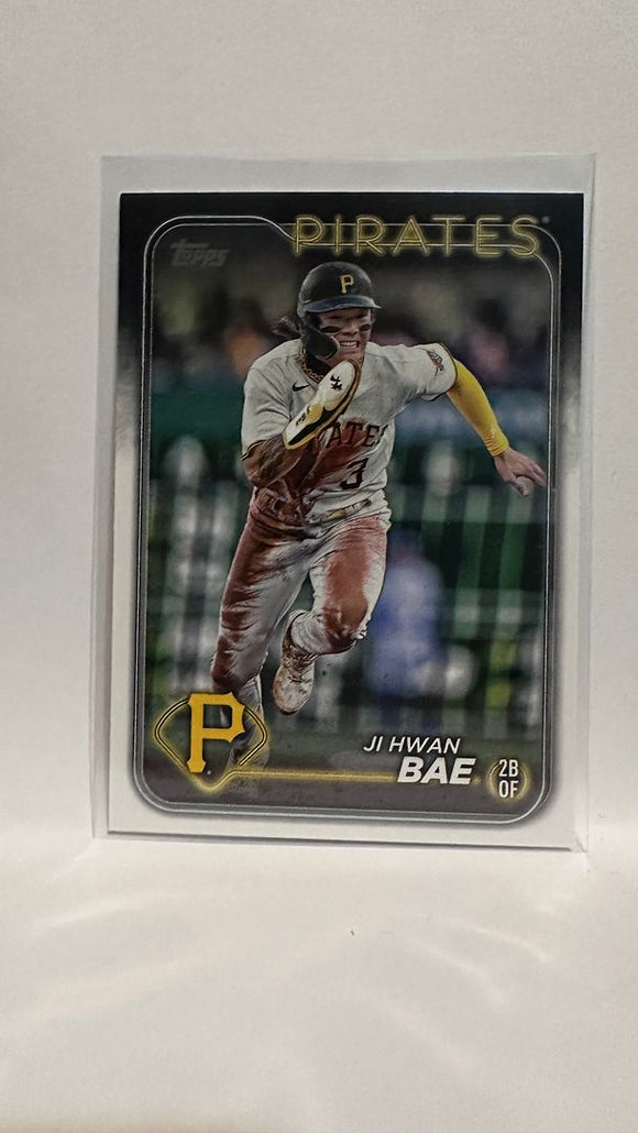 #160 Ji Hwan Bae Pittsburgh Pirates 2024 Topps Baseball Card