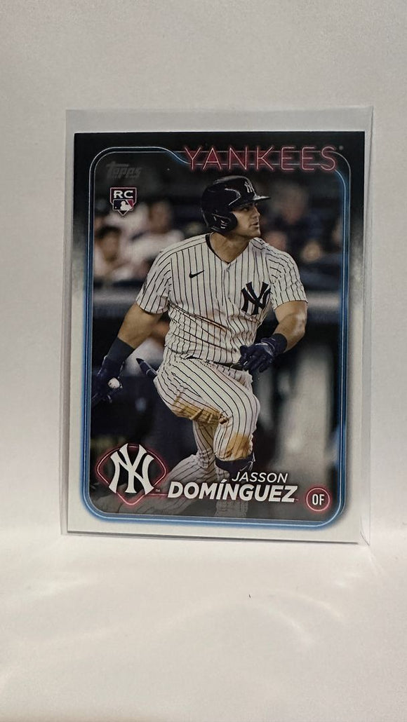 #60 Jasson Dominguez Rookie New York Yankees 2024 Topps Baseball Card