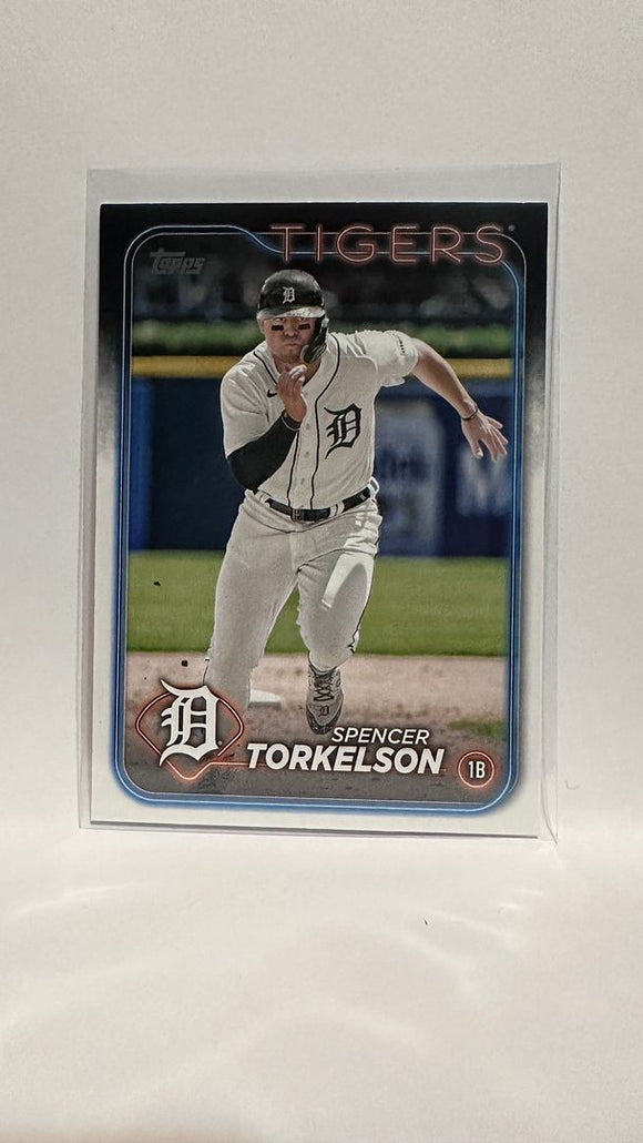 #185 Spencer Torkelson Detroit Tigers 2024 Topps Baseball Card